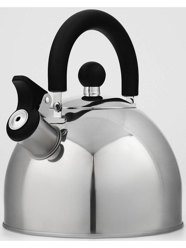 Чайник из нержавеющей стали со свистком, 1,8 л