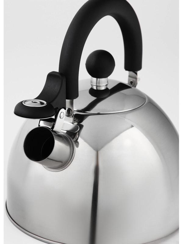 Чайник из нержавеющей стали со свистком, 1,8 л