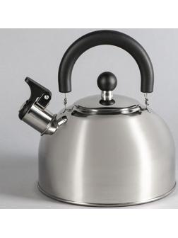 Чайник из нержавеющей стали со свистком, 2,5 л