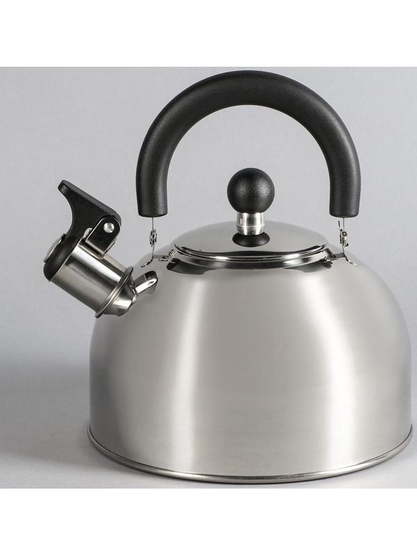 Чайник из нержавеющей стали со свистком, 2,5 л