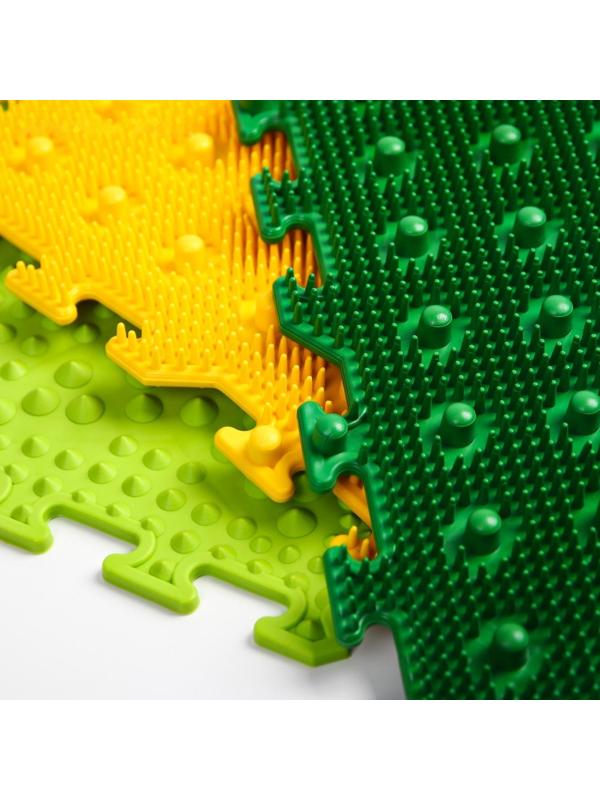 Комплект напольный, модульный, массажный коврик-пазл ОРТОША «МИКС» 6 (6 пазлов )