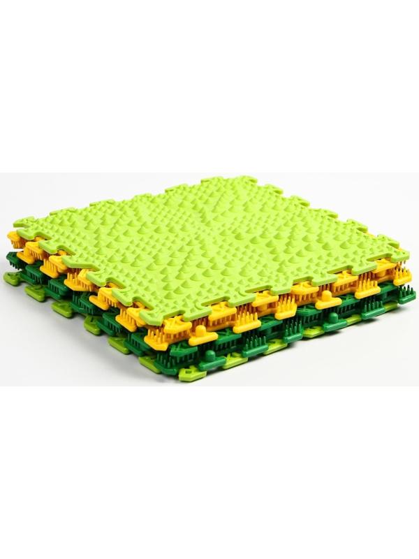 Комплект напольный, модульный, массажный коврик-пазл ОРТОША «МИКС» 6 (6 пазлов )