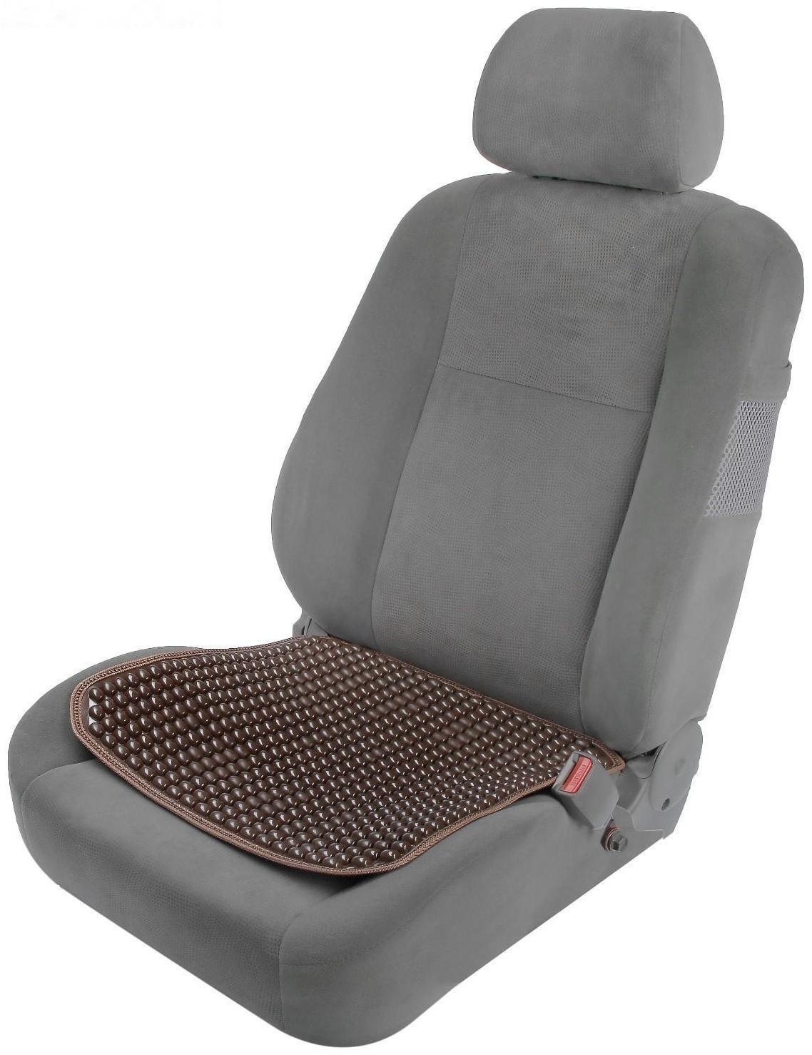 Накидка-массажер на сиденье Nova Bright, коричневая