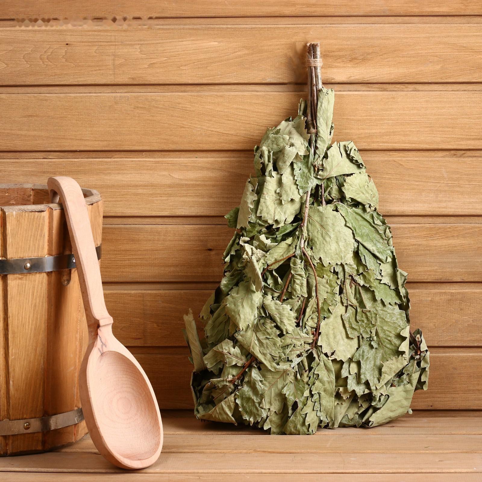 Веник для бани дубовый