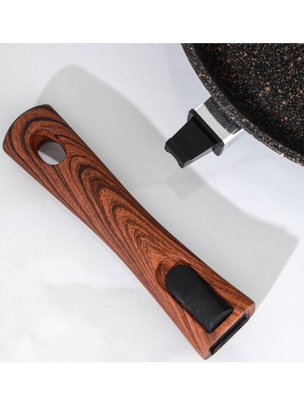 Сковорода Granit ultra original, d=26 см, съёмная ручка, антипригарное покрытие, цвет чёрный