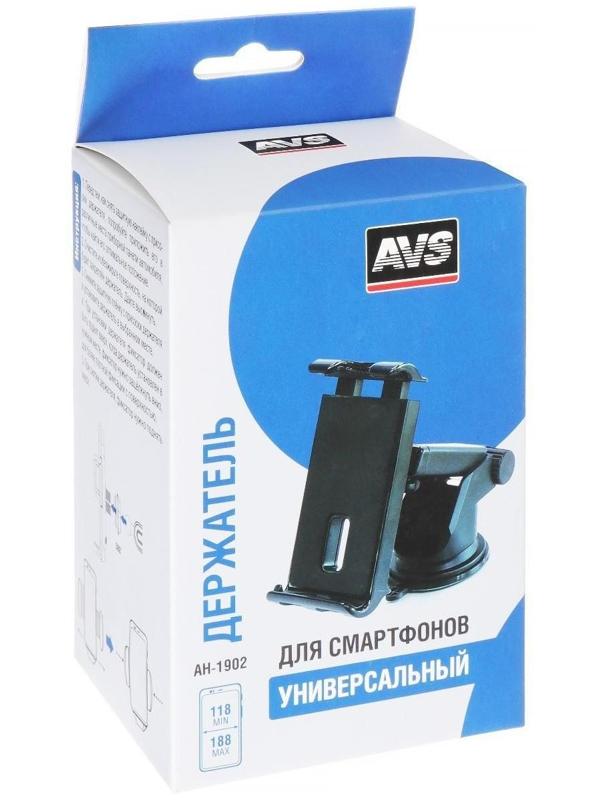 Держатель AVS AH-1902, для смартфонов универсальный, 118-188 мм
