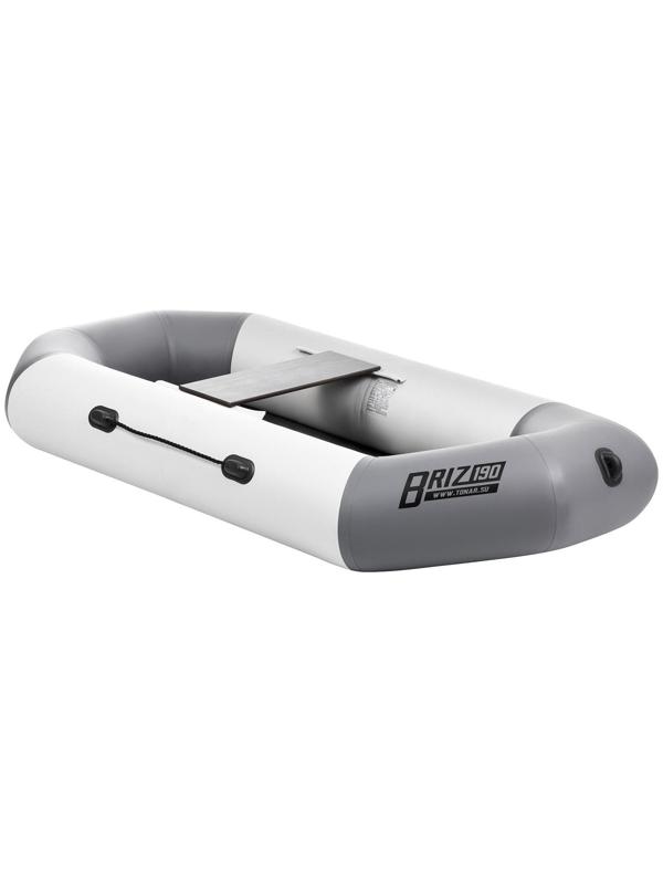Лодка «Бриз» 190, с гребками, цвет белый/серый