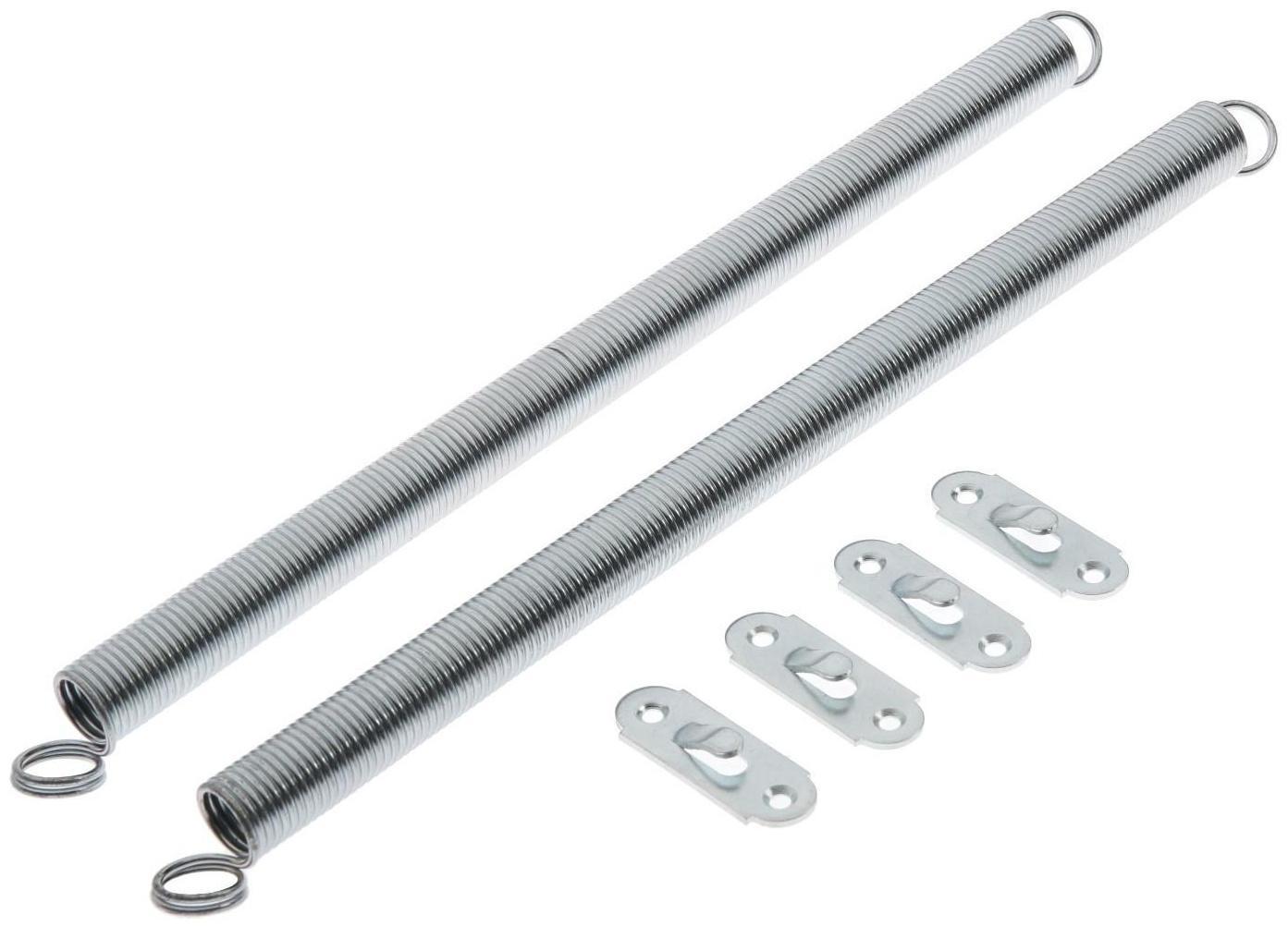 Пружина дверная ТУНДРА, покрытие цинк, D=18.5 мм, L=300 мм, 2 шт.