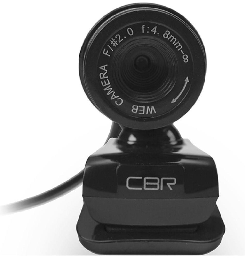 Веб-камера CBR CW 830M Black, 0.3 МП, 640х480, USB 2.0, микрофон, чёрная
