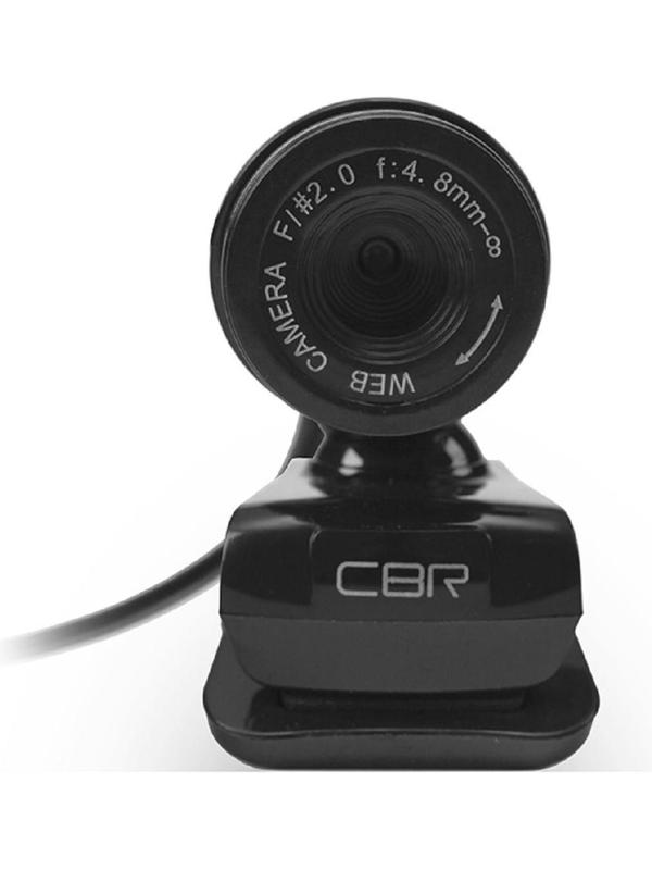 Веб-камера CBR CW 830M Black, 0.3 МП, 640х480, USB 2.0, микрофон, чёрная