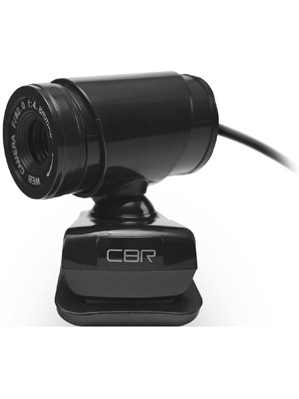 Веб-камера CBR CW 830M Black, 0.3 МП, 640х480, USB 2.0, микрофон, чёрная