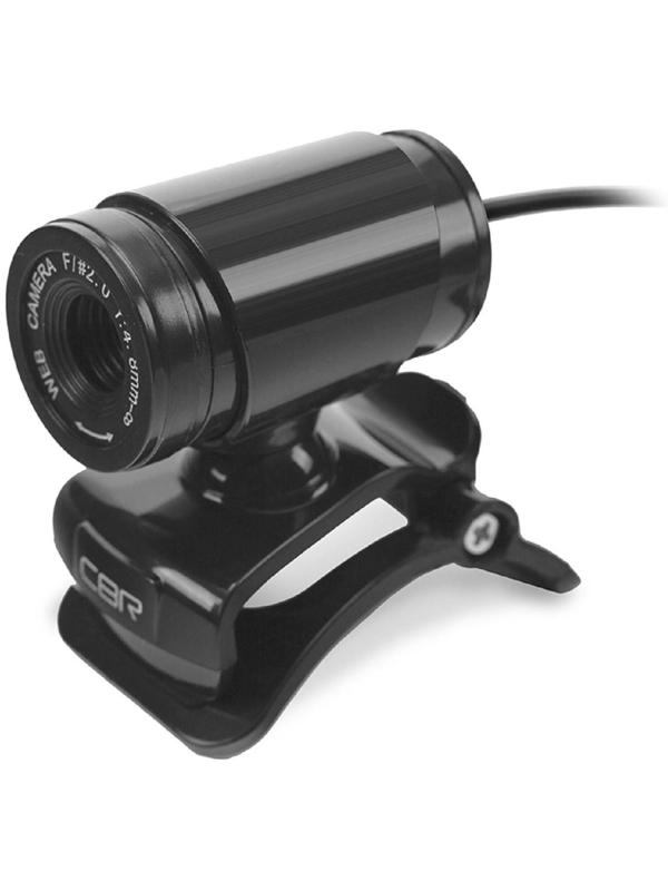 Веб-камера CBR CW 830M Black, 0.3 МП, 640х480, USB 2.0, микрофон, чёрная
