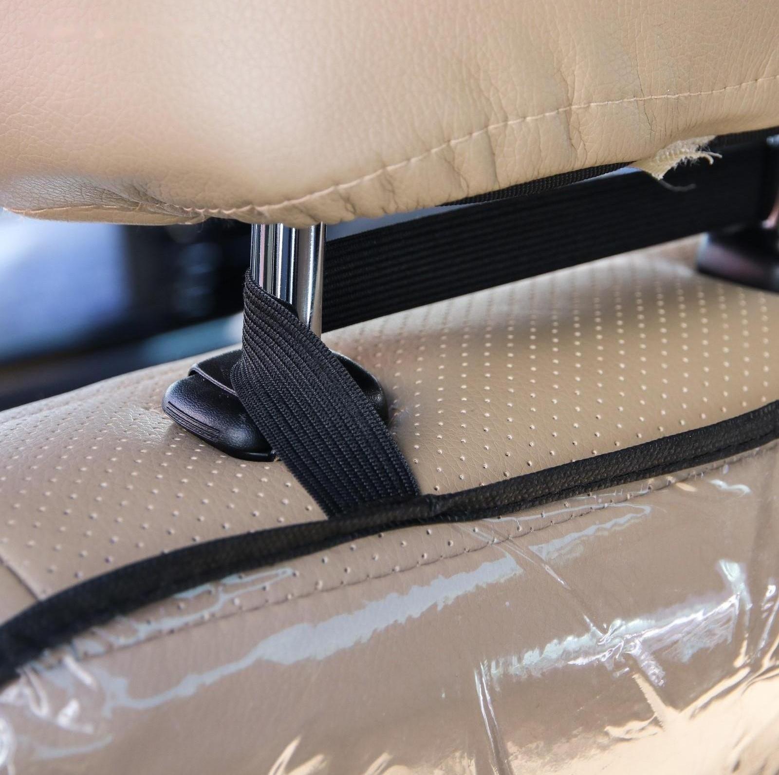 Защитная накидка на спинку сиденья автомобиля, 60,5х39 см, ПВХ