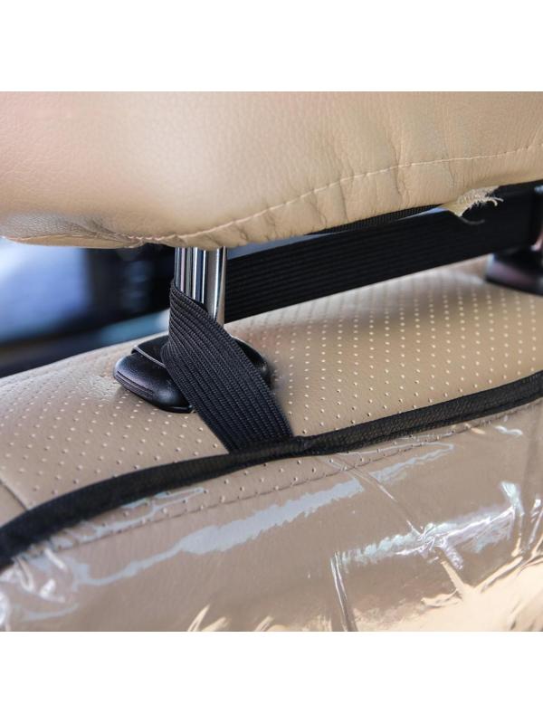 Защитная накидка на спинку сиденья автомобиля, 60,5х39 см, ПВХ