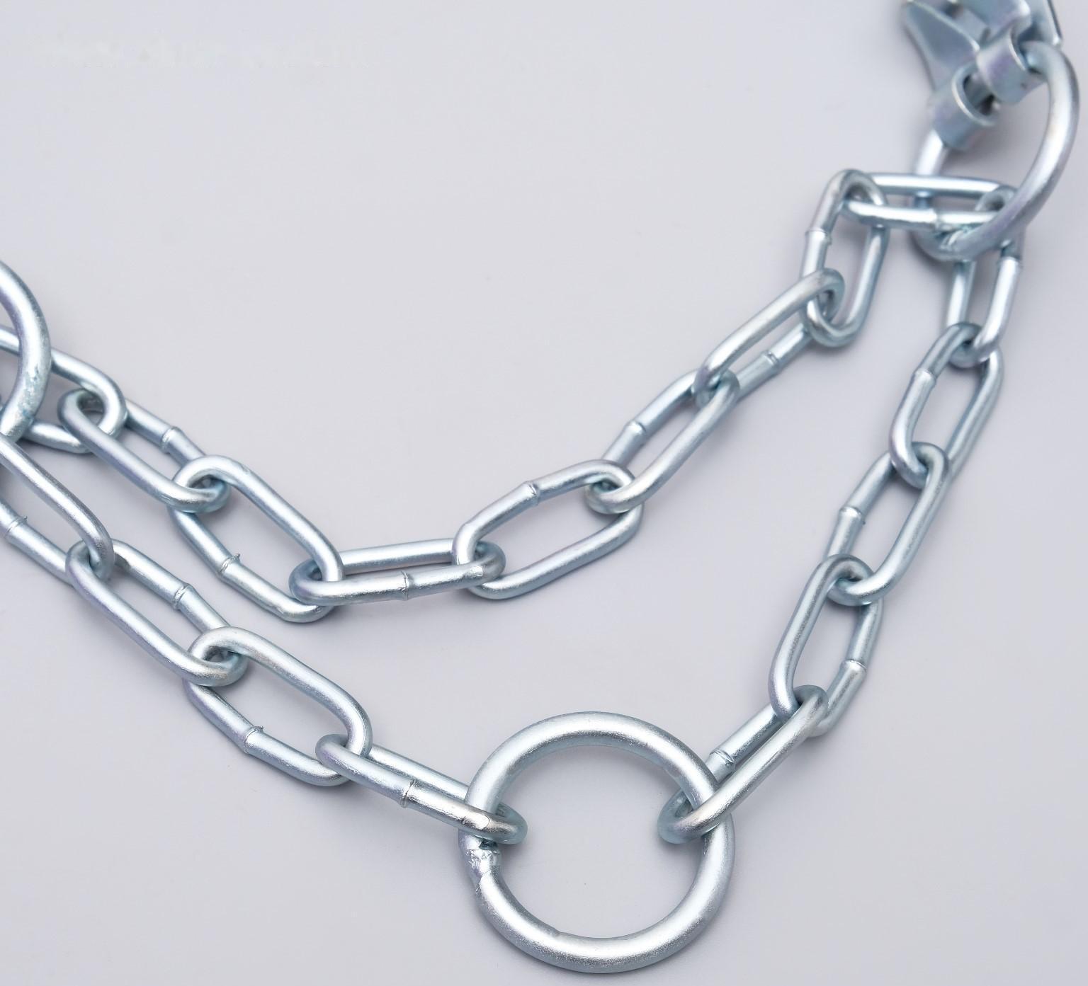 Ошейник строгий пластинчатый, цинк, 50 х 2,3 см