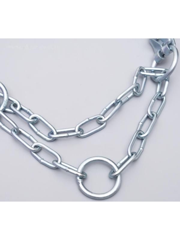 Ошейник строгий пластинчатый, цинк, 50 х 2,3 см