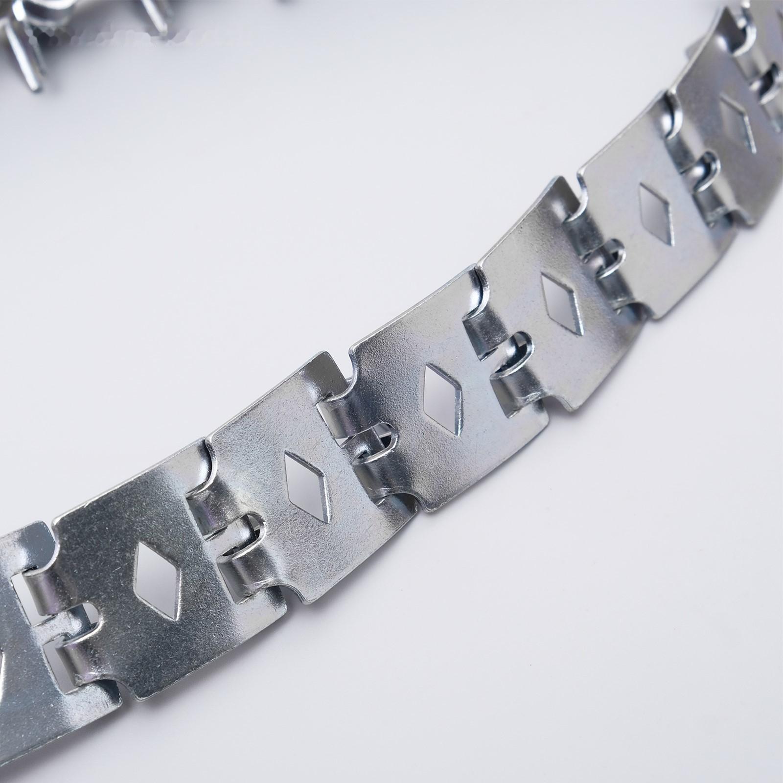 Ошейник строгий пластинчатый, цинк, 55 х 2,3 см