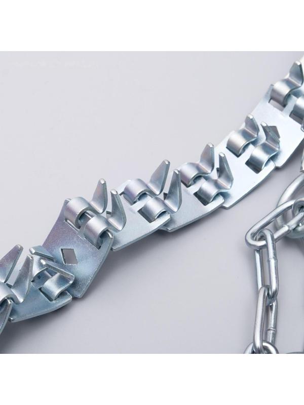 Ошейник строгий пластинчатый, цинк, 55 х 2,7 см