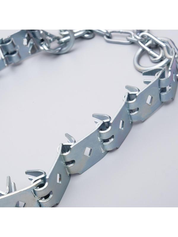 Ошейник строгий пластинчатый, цинк, 55 х 2,7 см