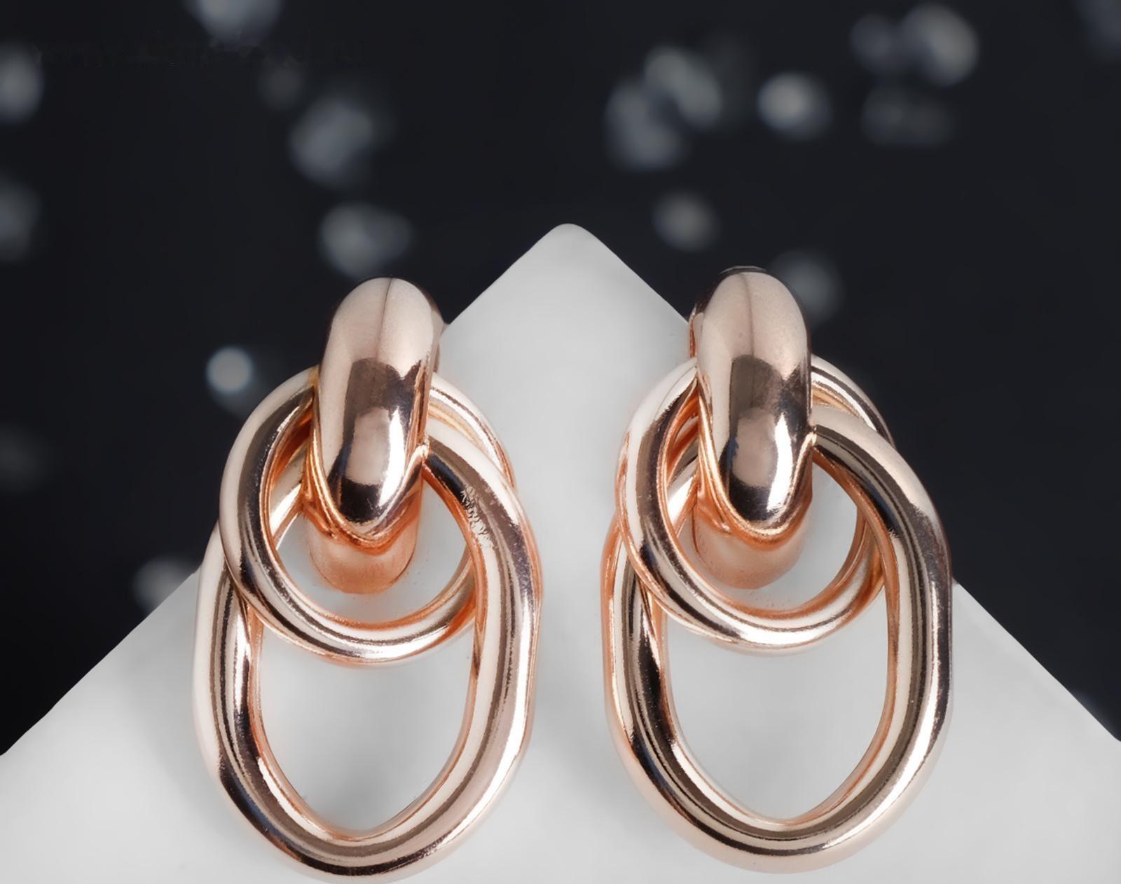 Серьги металл 