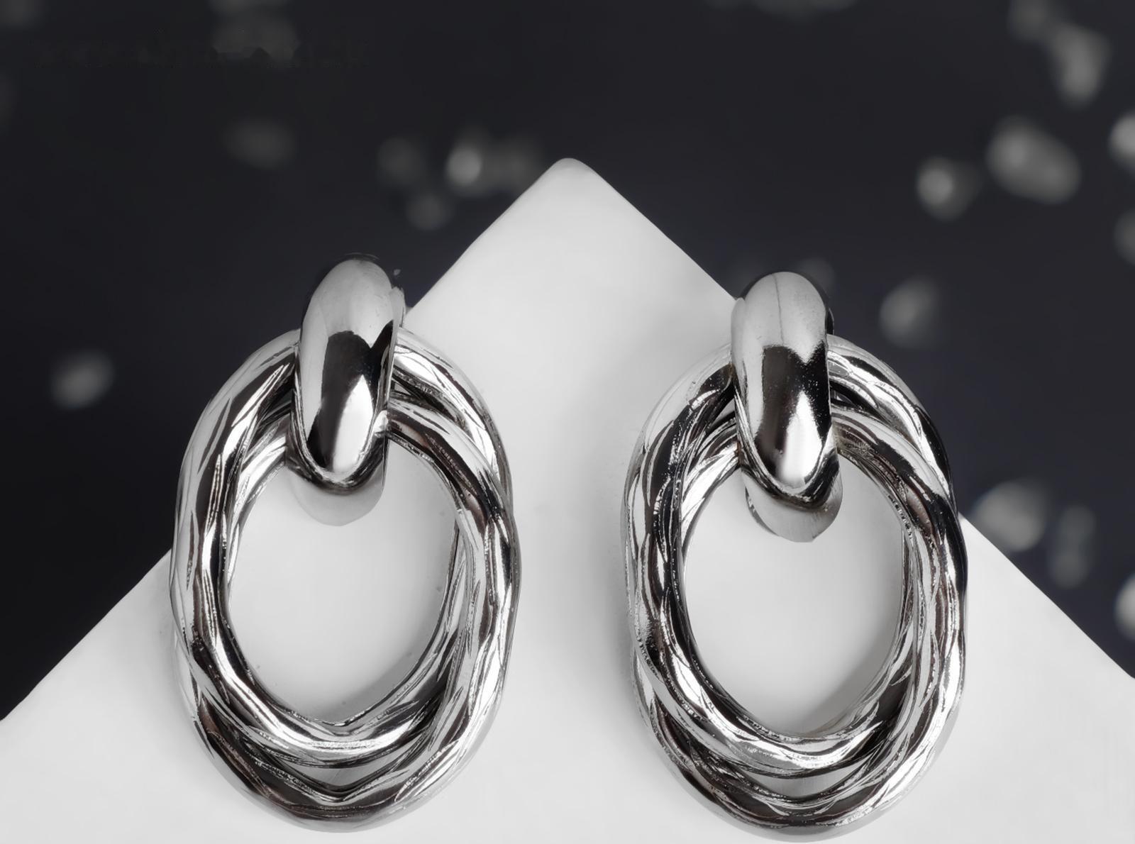 Серьги металл 