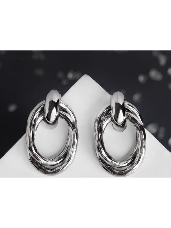 Серьги металл 