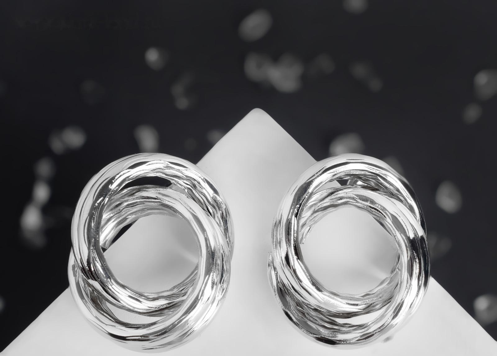 Серьги металл 