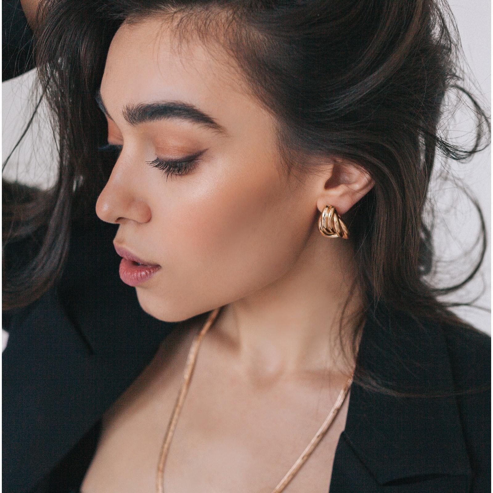 Серьги металл 