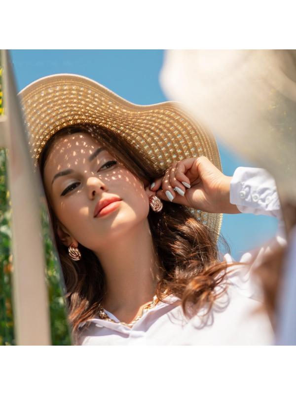 Серьги металл 