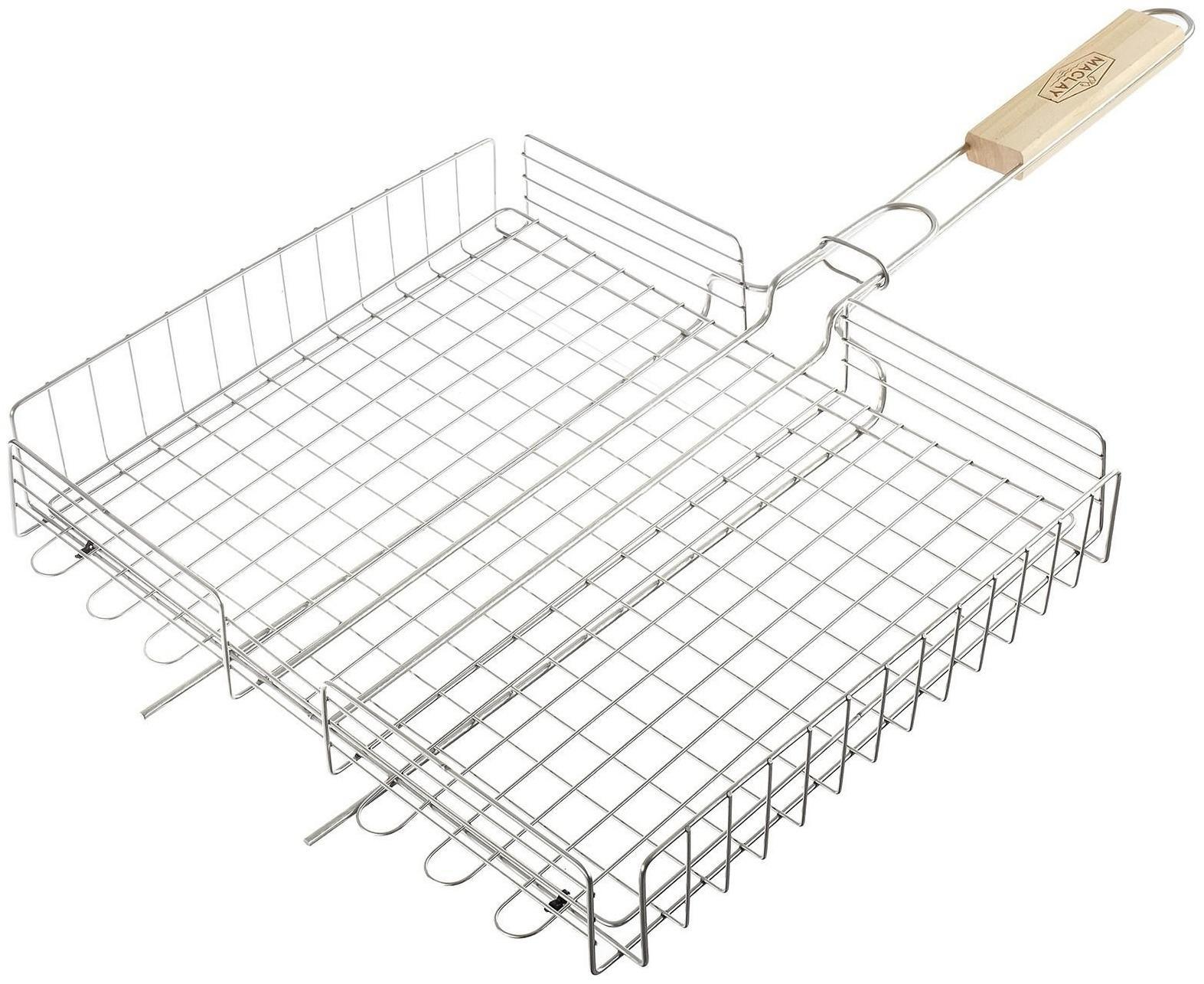 Решётка-гриль универсальная Maclay, хромированная сталь, размер 37 × 31,5 см