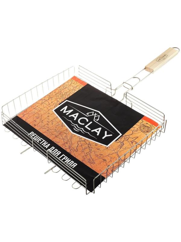 Решётка-гриль универсальная Maclay, хромированная сталь, размер 37 × 31,5 см