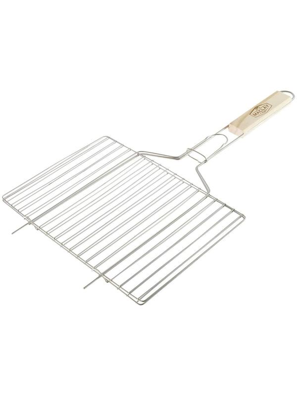 Решётка-гриль для мяса Maclay, хромированная сталь, размер 30 × 22,5 см