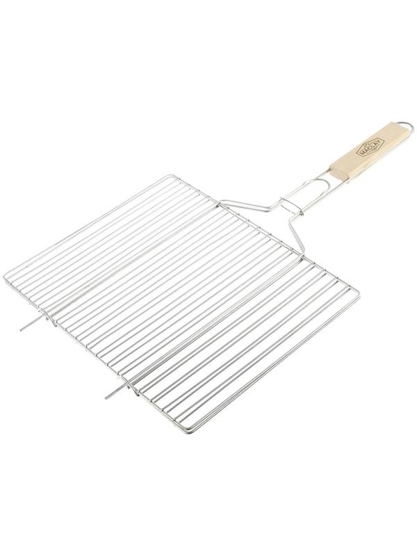 Решётка-гриль для мяса Maclay, хромированная сталь, размер 34 × 28,6 см