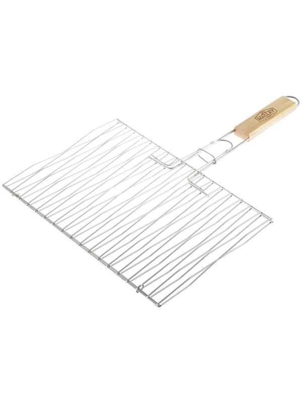 Решётка-гриль для рыбы двойная Maclay, хромированная сталь, размер 33,8 × 25 см