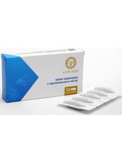 Крем-карандаш с прополисом и чагой, 10 шт.