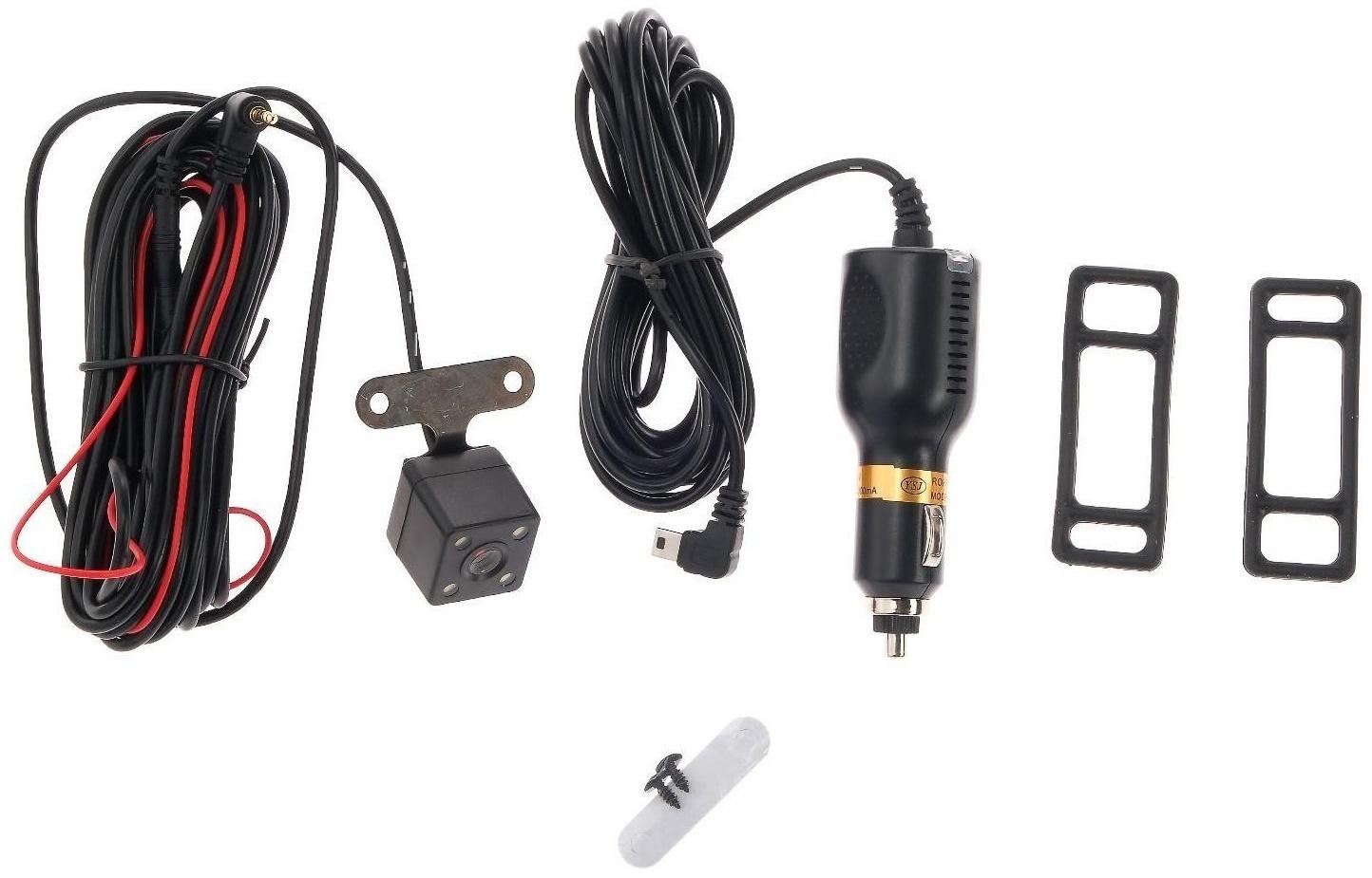 Видеорегистратор Cartage, 2 камеры, HD 1080P, размер 30×8 см, TFT 5.0, обзор 140°