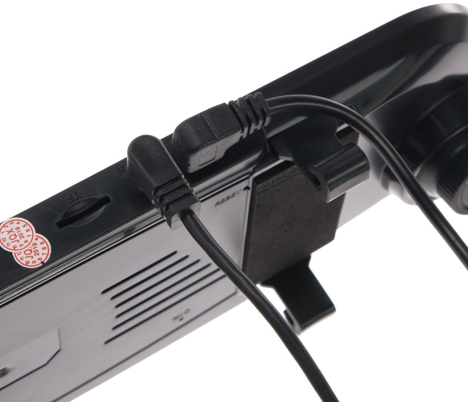 Видеорегистратор Cartage, 2 камеры, HD 1080P, размер 30×8 см, TFT 5.0, обзор 140°