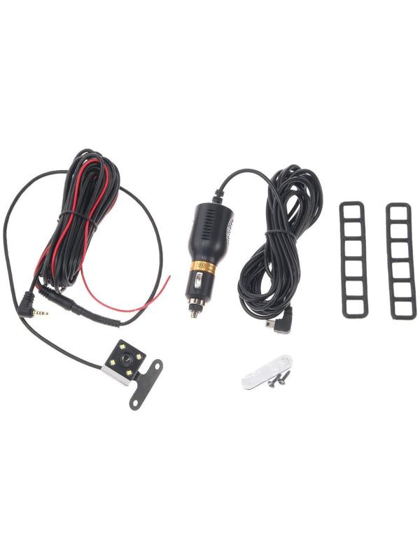 Видеорегистратор Cartage, 2 камеры, HD 1080P, размер 30×7.5 см, TFT 4.5, обзор 140°