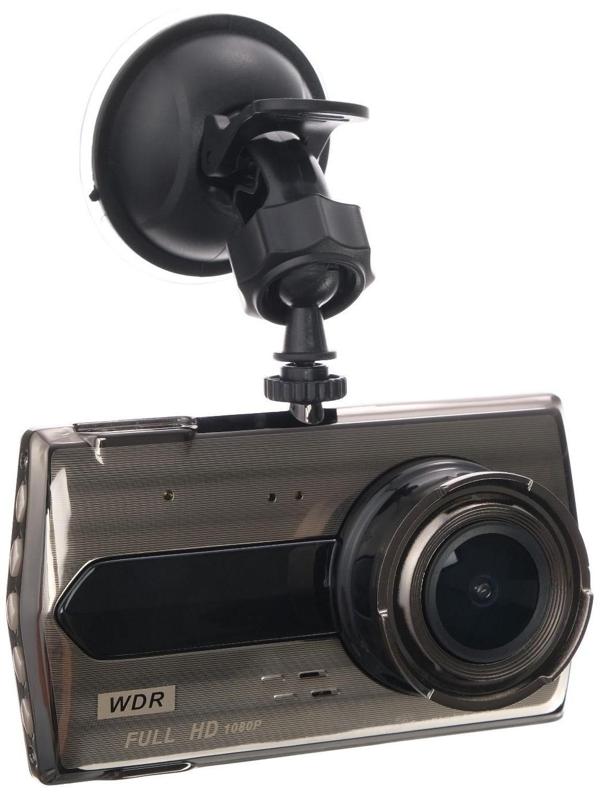 Видеорегистратор 2 камеры, HD 1080P, IPS 4.0 WDR, обзор 170°