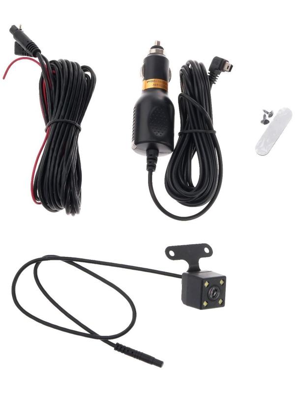 Видеорегистратор 2 камеры, HD 1080P, IPS 4.0 WDR, обзор 170°