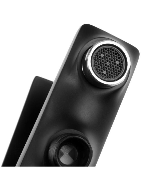 Смеситель для ванны Accoona A63122F, однорычажный, короткий излив, черный