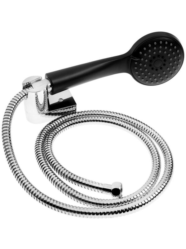 Смеситель для ванны Accoona A63122F, однорычажный, короткий излив, черный