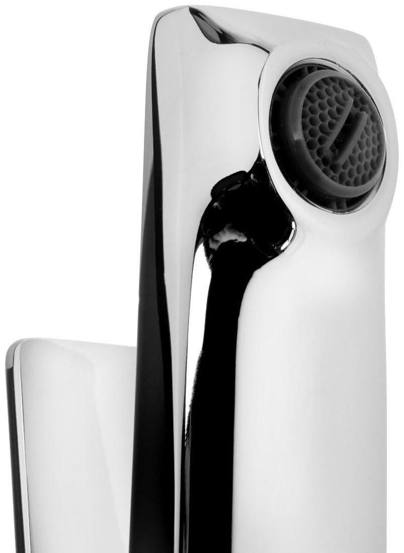 Смеситель для раковины Accoona A90122, однорычажный, латунь, с гайкой, хром