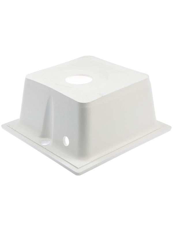 Мойка кухонная из камня GRANMILL 18, 415х415х200 мм, белая