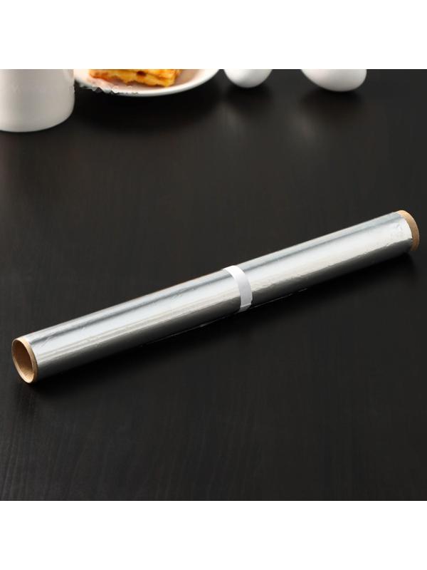 Фольга алюминиевая пищевая «Доляна», 29 см × 10 м, 9 мкм