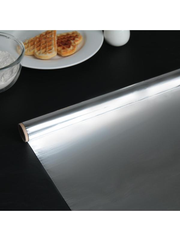 Фольга алюминиевая пищевая «Доляна», 29 см×5 м, 9 мкм