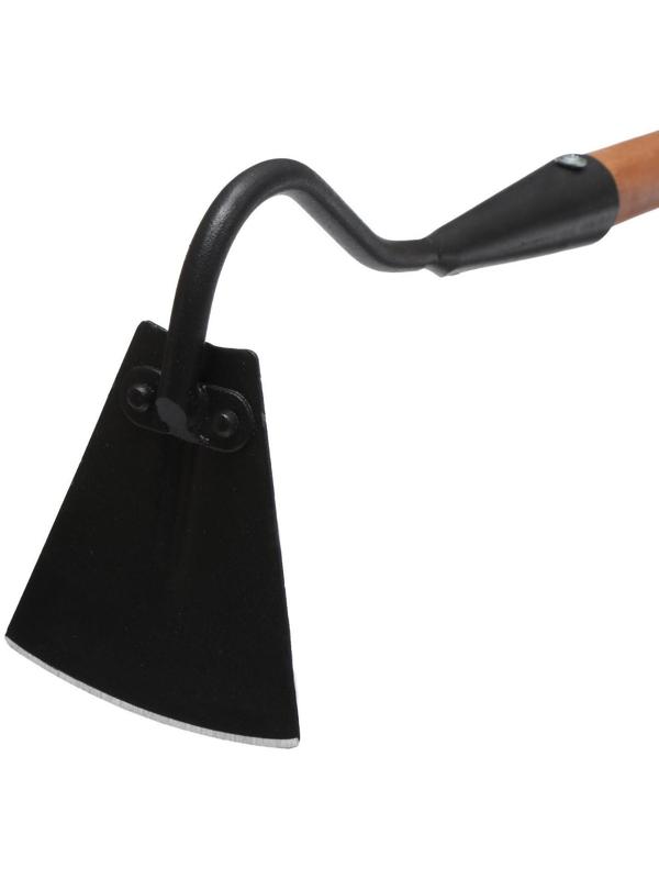 Мотыга, лезвие 10 см, металл, деревянный черенок 100 см