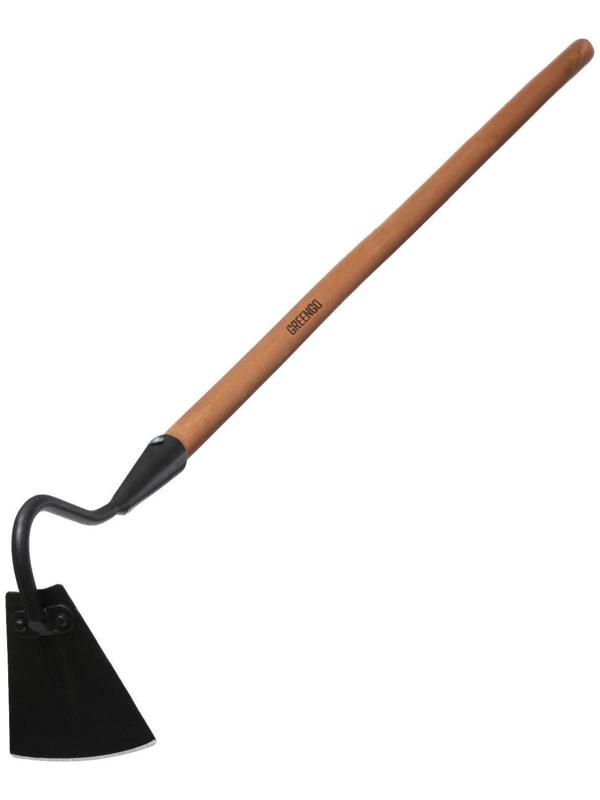 Мотыга, лезвие 10 см, металл, деревянный черенок 100 см