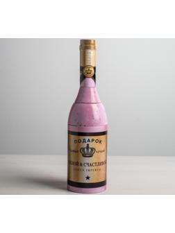 Коробка жестяная в форме бутылки «Подарок», 29,7 см × 8 см × 8 см