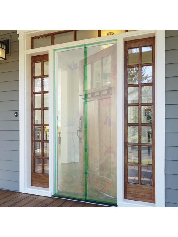 Сетка антимоскитная на магнитах для защиты от насекомых «Мельница», 100×210 см